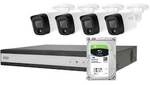 ABUS Analog-Video-Set: 4 Mini-Tube-Kameras + Rekorder 1TB