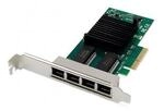 Digitus DN-10114 4-Port Gigabit Ethernet Netzwerkkarte, RJ45, PCI Express, ...