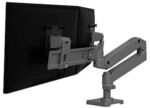 Ergotron 45-684-293 LX PRO Dual Direct Monitor Arm Tischhalterung grau