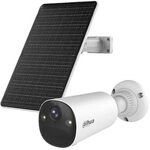 Dahua Apollo Bullet C1 4G schwarz Bullet Camera (wei&szlig;) und Solarpanel