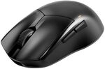 be quiet! Dark Perk Ergo Schwarz &ndash; Kabellose Ergonomische Gaming-Maus, 32.000 DPI,