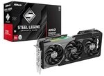ASROCK AMD Radeon RX 9070 GRE Steel Legend Grafikkarte 12GB GDDR6, DP, HDMI