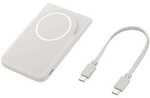 Samsung Induktive Powerbank Qi2 5.000 mAh 20 Watt, mit Magnet, grau,