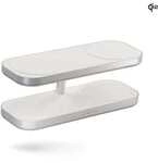 Zens Aluminium Series Quattro Wireless Charger Pro 4 mit Netzteil 65W Qi2 wei&szlig;