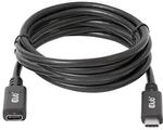 Club 3D USB-Typ-C Gen1 Verl&auml;ngerungskabel 5Gbps 60W(20V/3A) 4K60Hz St./B 2m