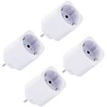 Shelly Plug M Gen3 White Smarter Zwischenstecker BT WLAN 4er Set wei&szlig;