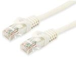 Equip 60300107201 Patchkabel, Cat.6A, U/UTP, 0.5m, Wei&szlig;