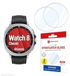 DISPLEX Samsung Galaxy Watch 8 Classic (46mm) Schutzfolie, 2 St&uuml;ck, Schutzglas