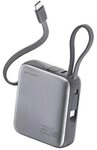 4smarts Powerbank Pocket Dual Cord 10000mAh 22.5W, spacegrau