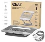 Club 3D CSV-2554 Laptop-St&auml;nder aus Aluminium mit Hub 100W 360&deg;