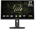 MSI MAG 274QPFDE X32 27 Zoll QHD Rapid IPS Gaming Monitor 320 Hz 16:9 DP/HDMI