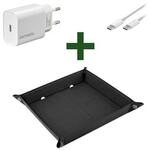 4smarts SmartTray Ladeset, wireless Charger mit Netzteil, schwarz