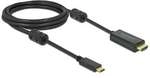 Delock Aktives USB Type-C&trade; zu HDMI Kabel (DP Alt Mode) 4K 60 Hz 2 m