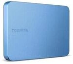 Toshiba Canvio Flex 4 TB 2.5 Zoll USB 3.0 Micro-B (5Gb/​s) metallic blue externe