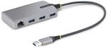 StarTech.com 3-Port USB 3.0 Hub 3x USB-A, 1x GB-LAN