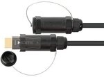 PYTHON AOC Hybrid High-Speed HDMI&reg; 2.0b stahlarmiert 4K @60Hz schwarz 30m