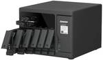 QNAP TVS-h877AX-R5-16G NAS Tower AMD Ryzen&trade; 5 16 GB DDR5 QNAP QTS Schwarz