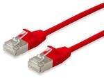 Equip 606149 Slim-Patchkabel, Cat.6A, F/FTP, 10m, Rot