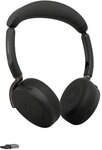 Jabra Evolve3 65 Flex MS Schwarz Kabelloses Bluetooth-Headset, USB-A Dongle und
