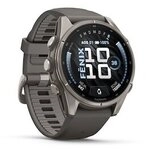 Garmin Fenix 9 - 43 mm, AMOLED Pebble Gray QuickFit&reg;-Silikon-Armband