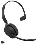 Jabra Evolve3 65 Mono MS Schwarz Kabelloses Bluetooth-Headset, USB-C Dongle, ANC,