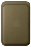 Apple Original iPhone Feingewebe Wallet mit MagSafe - Dunkeloliv