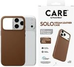 CARE by PanzerGlass Solo Vegan Leather Case Braun m. MagSafe iPhone 18/17 Pro Max