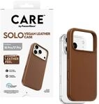 CARE by PanzerGlass Solo Vegan Leather Case Braun m. MagSafe iPhone 18/17 Pro