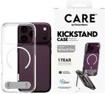 CARE by PanzerGlass Kickstand Case Transparent m. Weiss MagSafe iPhone 17/18 Pro