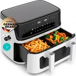 Medion MD 100057 Life P25 XXL Flex M Hei&szlig;luftfritteuse 10,8l Wei&szlig;