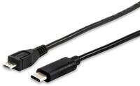 EQUIP 12888407 USB 2.0 Typ C auf Micro-B Kabel, 1.0m