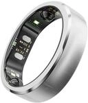 RingConn Smart Ring Gen3 f&uuml;r Frauen und M&auml;nner - geb&uuml;rstetes Silber Gr&ouml;&szlig;e 9