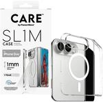 CARE by PanzerGlass SL1M Case Transparent m. Wei&szlig; MagSafe iPhone Duo