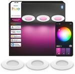 Philips Hue Slim Downlight LED Einbauleuchte 3er Pack wei&szlig;