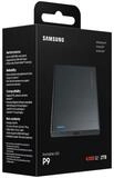 Samsung Portable SSD P9 2 TB USB4 Gen 3x2 Typ-C Schwarz bis 4.000 MB/s