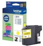 Brother LC221Y original Druckerpatrone Gelb 260 Seiten