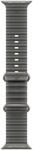 Apple 49mm Ocean Armband Halbtransparentes Schwarz - Titan Natur