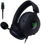 Razer Kraken V4 X Sensa HD Haptics Gaming-Headset mit USB, 7.1 Surround Sound, Chroma