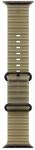 Apple 49 mm Ocean Armband Halbtransparentes Seegrasgr&uuml;n - Titan Schwarz