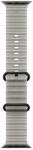 Apple 49 mm Ocean Armband Halbtransparentes Grau - Titan Schwarz