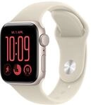 Apple Watch SE 3 GPS 40mm Starlight Aluminium Case with Sand Sport Band - M/L