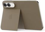 Apple iPhone Duo Folio mit Standfu&szlig; Schutzh&uuml;lle Taupe