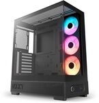 NZXT S5 RGB Mid-Tower Gaming Geh&auml;use Schwarz Glasfenster