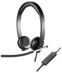 Logitech H650e for Business Stereo Headset, USB-A, Kompatibel zu Microsoft...