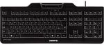 Cherry KC 1000 SC Keyboard mit Smart Card Reader USB PN Layout schwarz