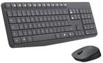 Logitech MK235 Combo Grau, Kabellose Maus-Tastaturkombination, Bluetooth,