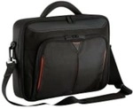 Targus Classic+ Clamshell Notebooktasche (bis 14") schwarz/rot