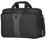 Wenger Legacy Double-Gusset BC Notebook Tasche 16" Zoll schwarz