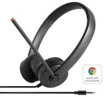 Lenovo Essential Stereo-Analog-Headset - 3,5mm Klinke, Schwarz