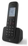 Telekom Sinus A 207 schnurloses, analoges Festnetztelefon mit AB schwarz